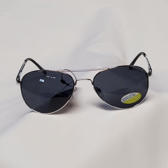 Design Line Aviator Sun Readers +1.50 Silver - Picture 6 of 6